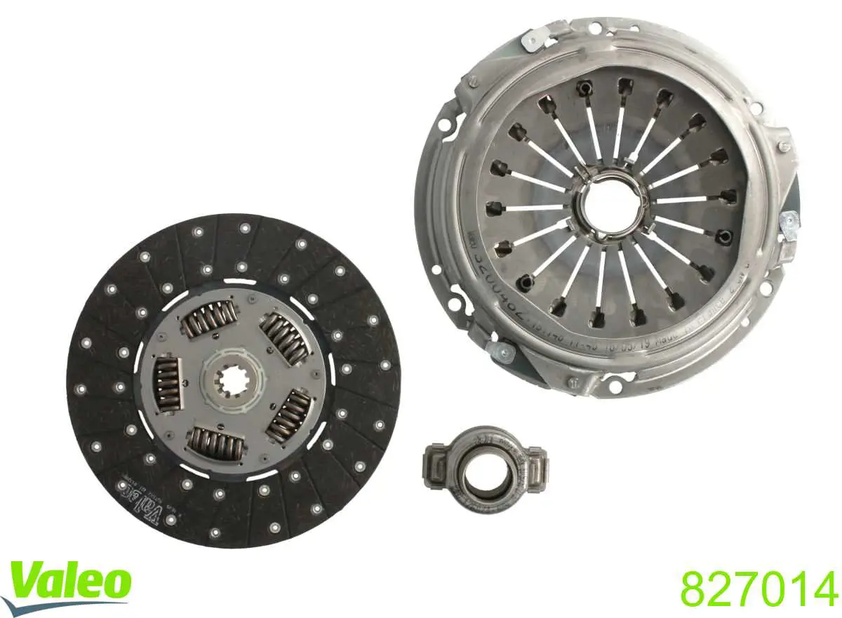 Zestaw sprzęgła (3 części) VALEO 827014 cena, od 367,02 USD