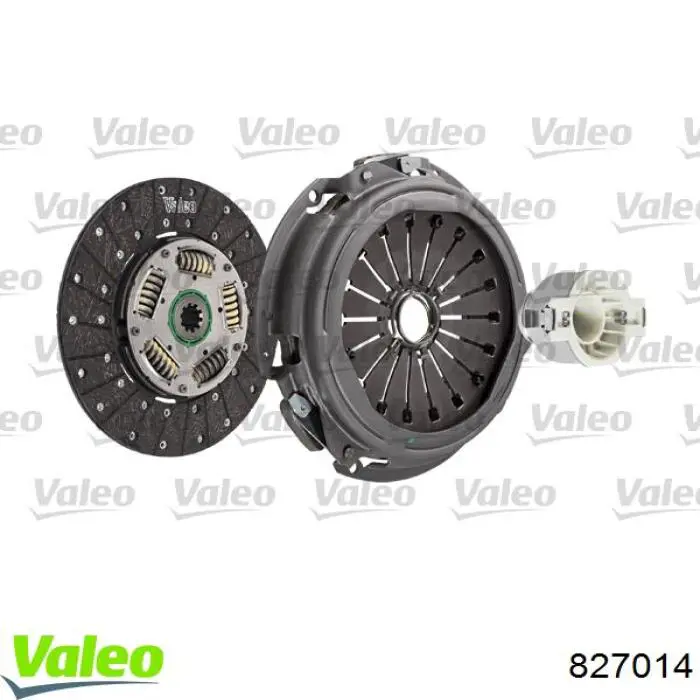 Do koszyka 827014 VALEO Zestaw sprzęgła (3 części)