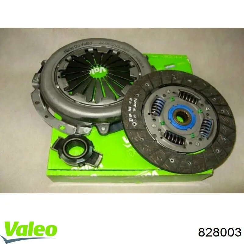 Zestaw sprzęgła (3 części) 828003 VALEO