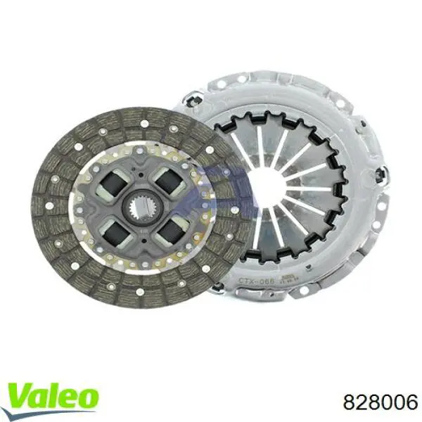 828006 VALEO Zestaw sprzęgła (3 części)