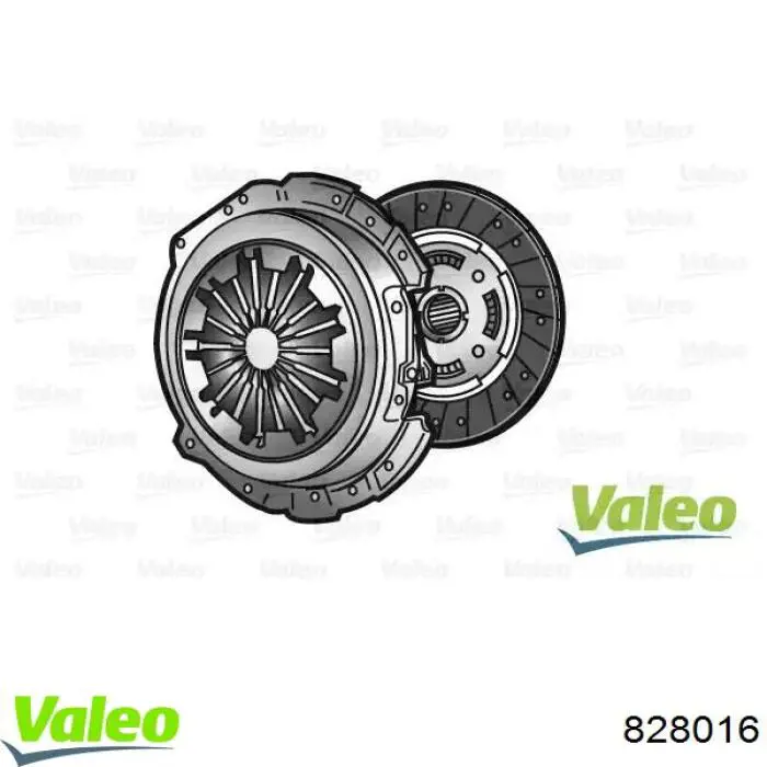 Zestaw sprzęgła (3 części) VALEO 828016 cena, od 108,79 USD