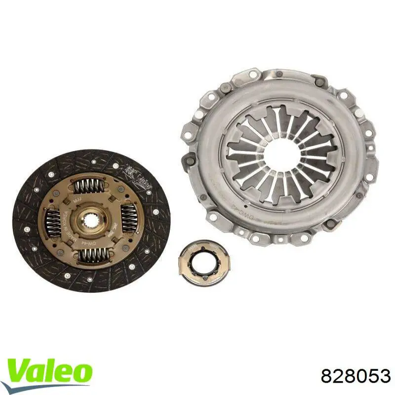Zestaw sprzęgła (3 części) VALEO 828053 cena, od 116,37 USD