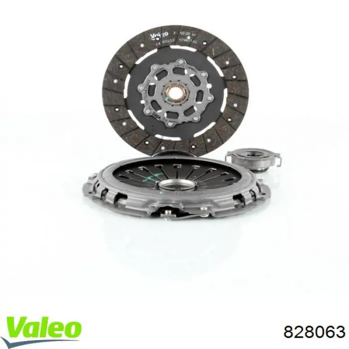 Zestaw sprzęgła (3 części) VALEO 828063 cena, od 204,71 USD