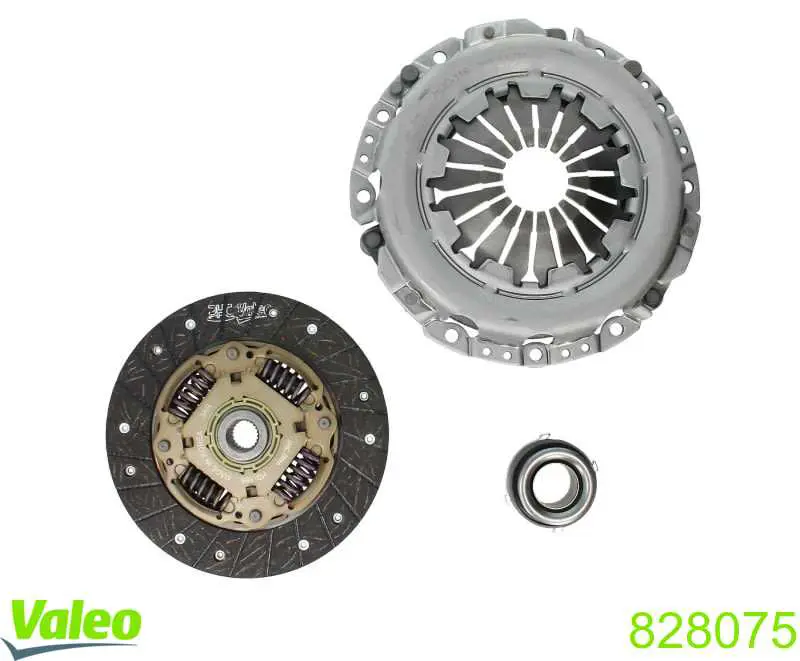 828075 VALEO Zestaw sprzęgła (3 części)