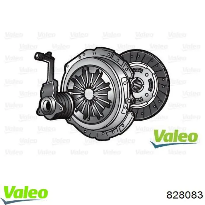 Zestaw sprzęgła (3 części) VALEO 828083 cena, od 167,58 USD