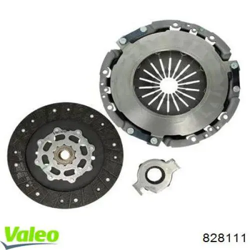 Do koszyka 828111 VALEO Zestaw sprzęgła (3 części)