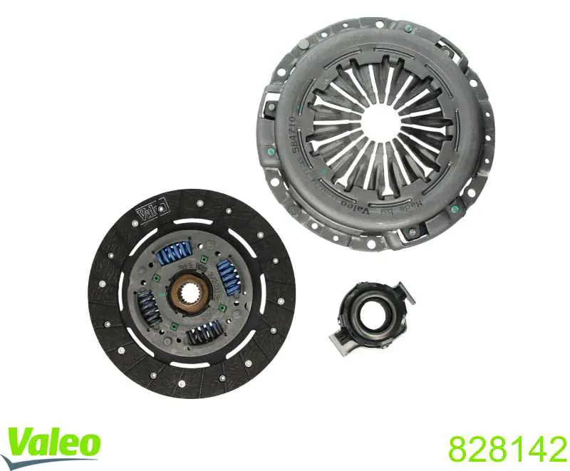 828142 VALEO Zestaw sprzęgła (3 części)