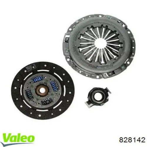 Do koszyka 828142 VALEO Zestaw sprzęgła (3 części)