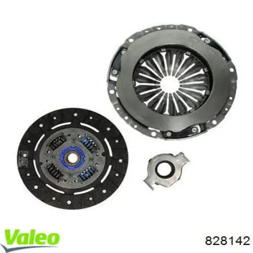 Do koszyka 828142 VALEO Zestaw sprzęgła (3 części)