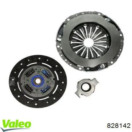Zestaw sprzęgła (3 części) 828142 VALEO