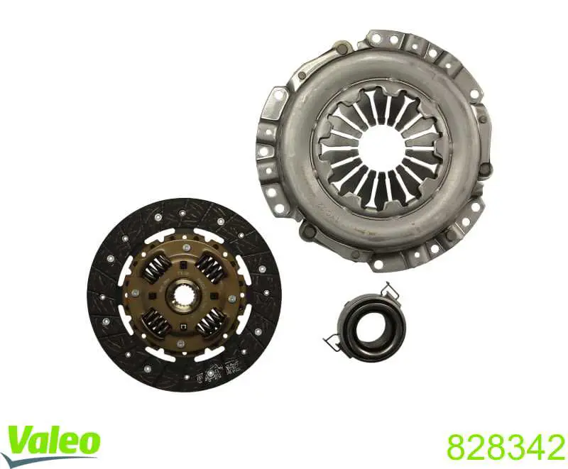 Zestaw sprzęgła (3 części) VALEO 828342 cena, od 102,62 USD