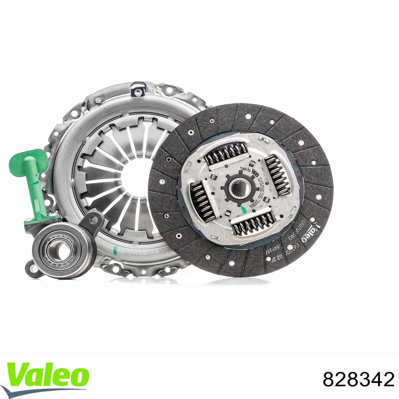 Do koszyka 828342 VALEO Zestaw sprzęgła (3 części)
