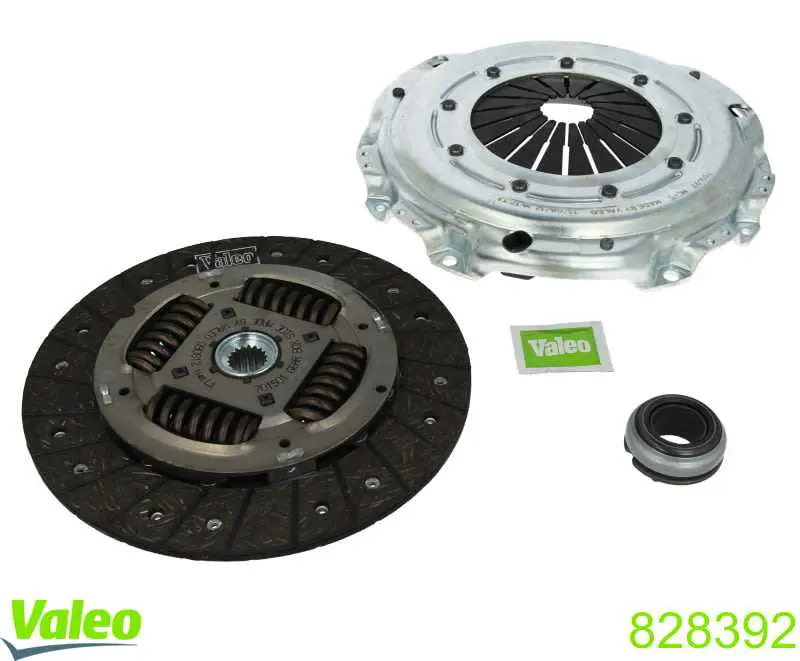 Zestaw sprzęgła (3 części) 828392 VALEO