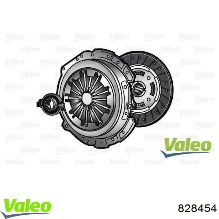 Zestaw sprzęgła (3 części) VALEO 828454 cena, od 244,41 USD