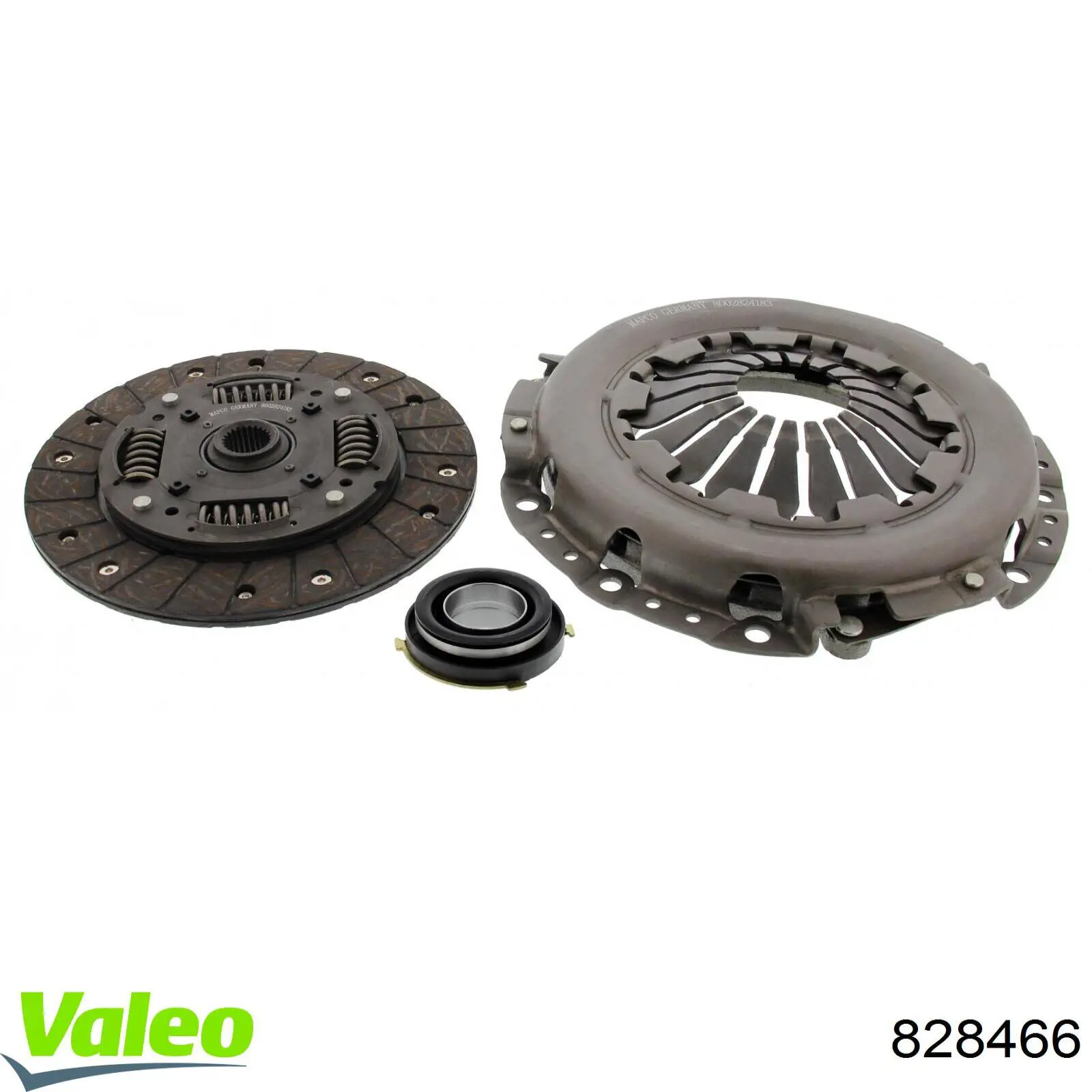 Do koszyka 828466 VALEO Zestaw sprzęgła (3 części)
