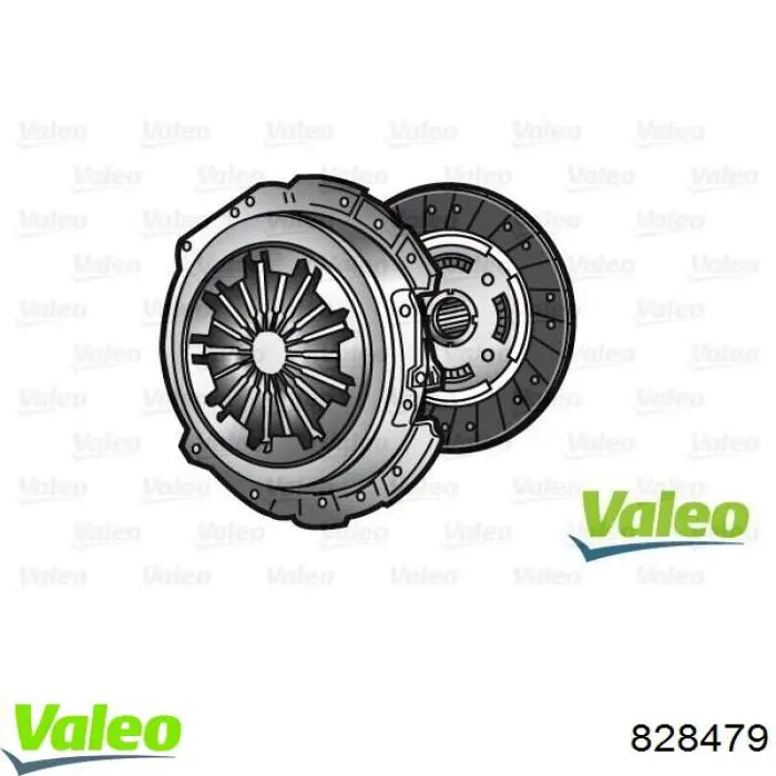 Zestaw sprzęgła (3 części) VALEO 828479 cena, od 189,49 USD
