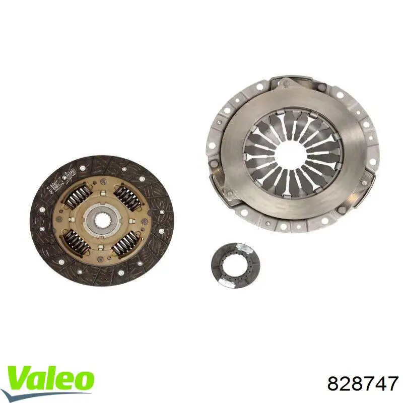 828747 VALEO Zestaw sprzęgła (3 części)