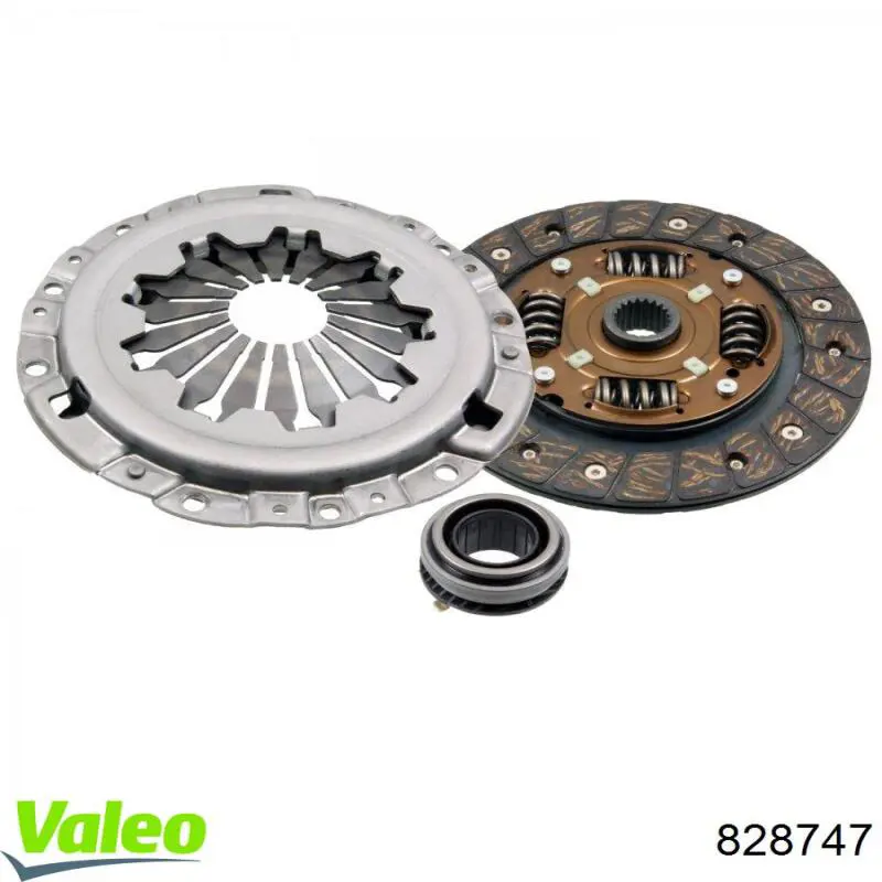 Zestaw sprzęgła (3 części) VALEO 828747 cena, od 107,47 USD