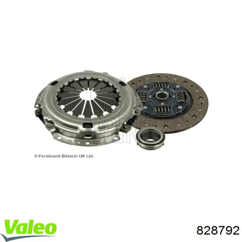 Zestaw sprzęgła (3 części) VALEO 828792