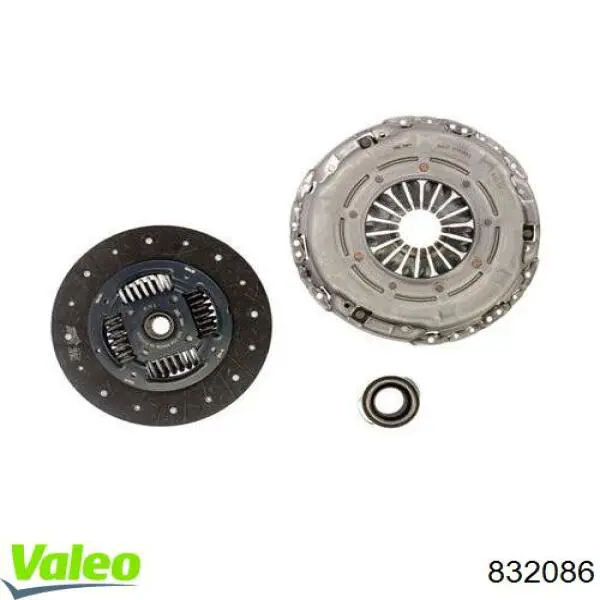 Do koszyka 832086 VALEO Zestaw sprzęgła (3 części)