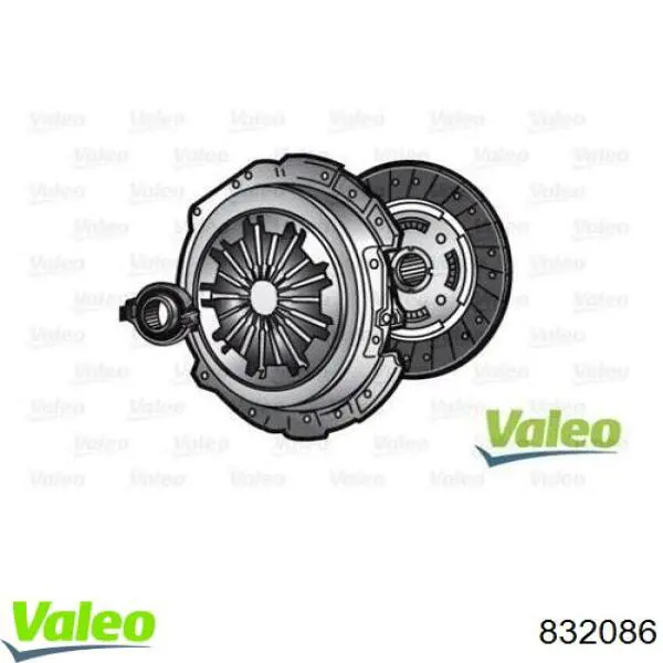 Zestaw sprzęgła (3 części) 832086 VALEO