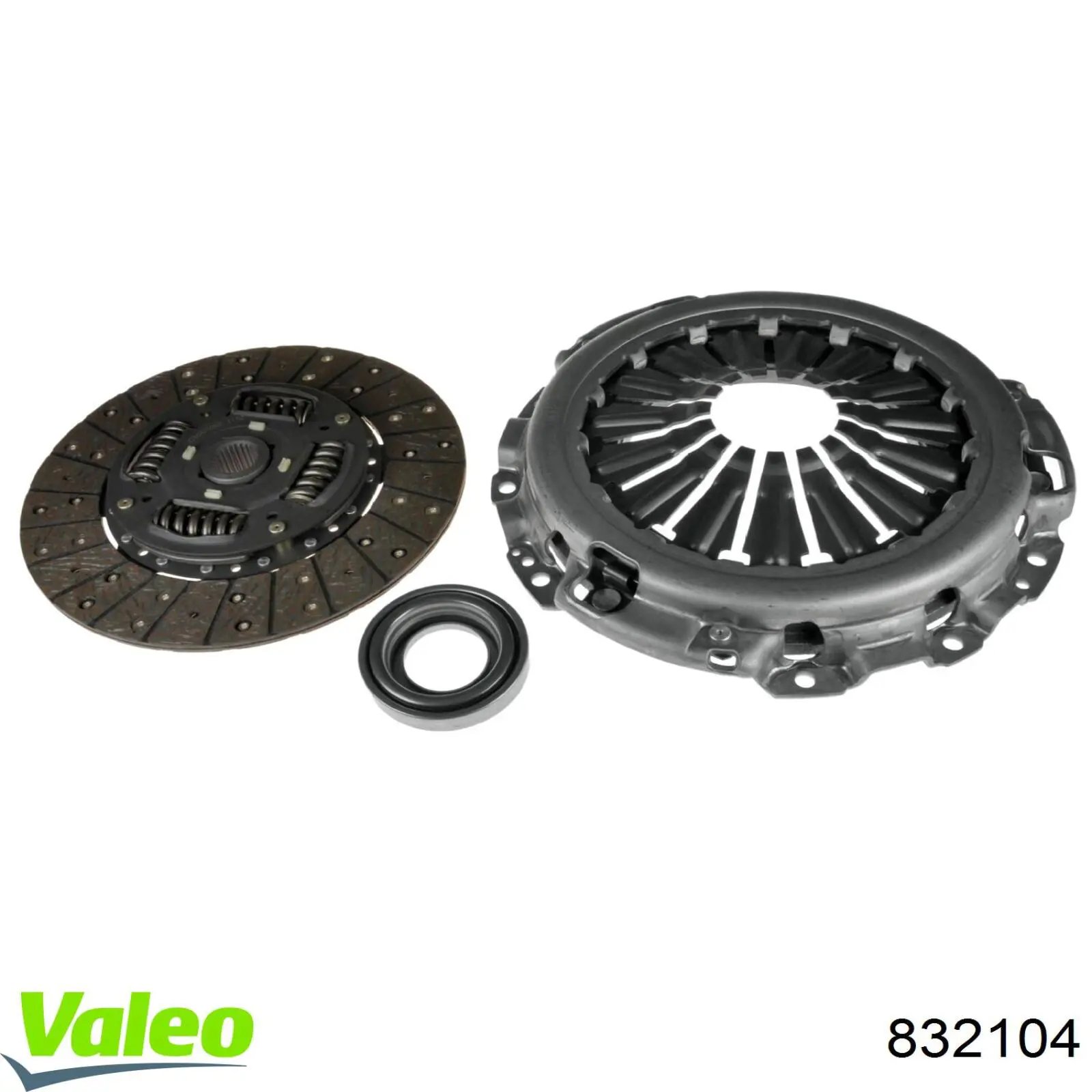 Zestaw sprzęgła (3 części) VALEO 832104 cena, od 216,08 USD