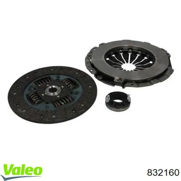 832160 VALEO Zestaw sprzęgła (3 części)