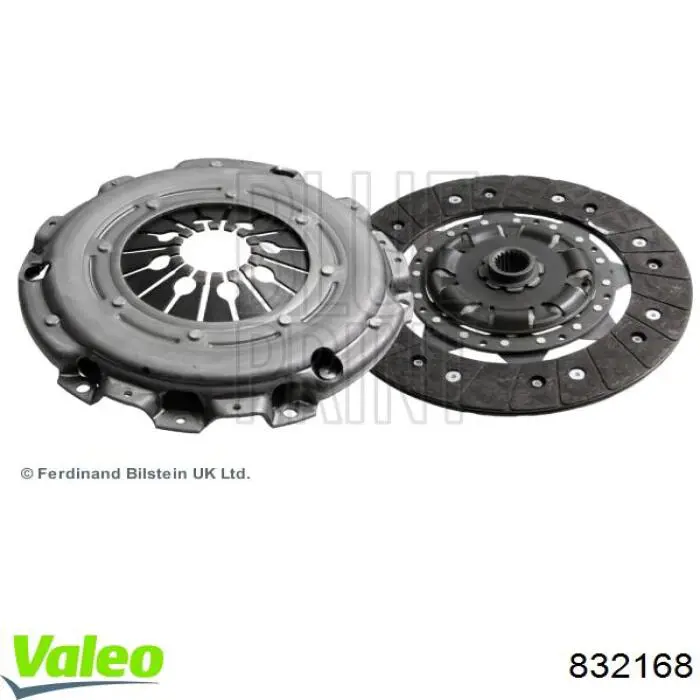 Do koszyka 832168 VALEO Zestaw sprzęgła (3 części)