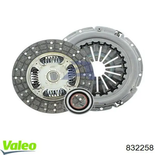 Zestaw sprzęgła (3 części) VALEO 832258 cena, od 267,30 USD