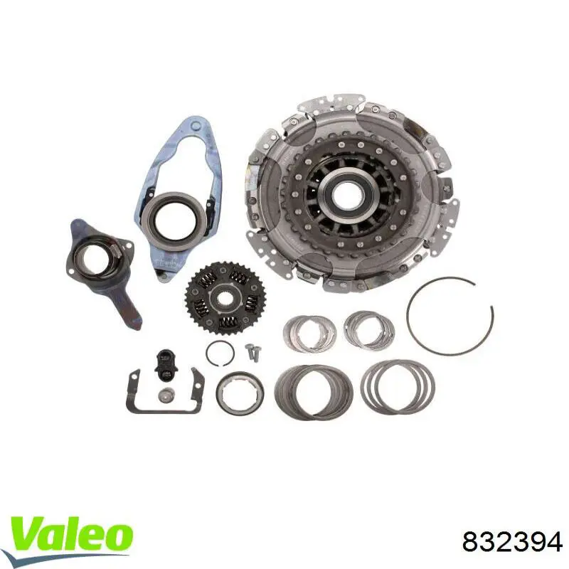 Zestaw sprzęgła (3 części) VALEO 832394 cena, od 186,35 USD