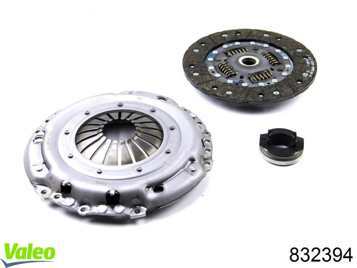 832394 VALEO Zestaw sprzęgła (3 części)