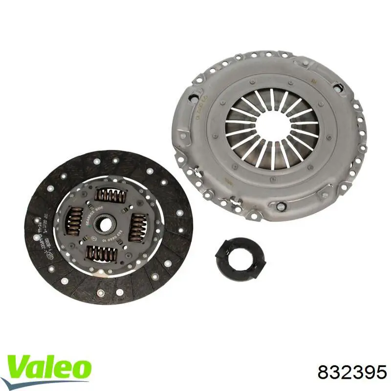 Zestaw sprzęgła (3 części) VALEO 832395 cena, od 179,89 USD
