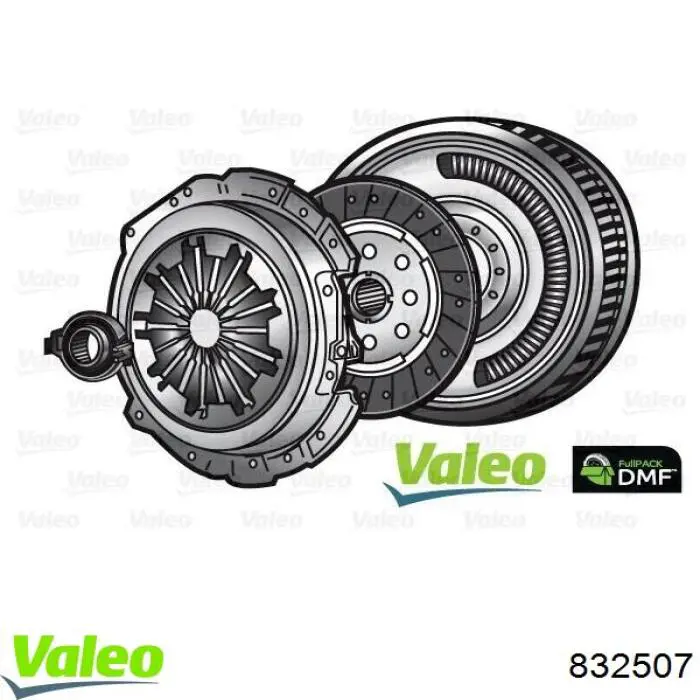 Zestaw sprzęgła (3 części) VALEO 832507 cena, od 256,14 USD