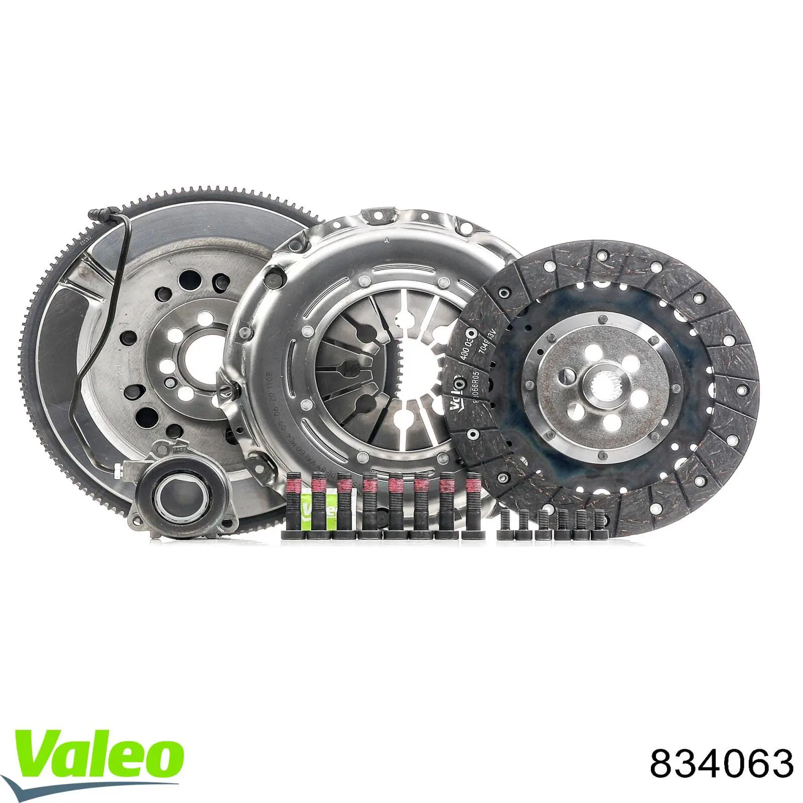 Zestaw sprzęgła (3 części) VALEO 834063 cena, od 140,64 USD