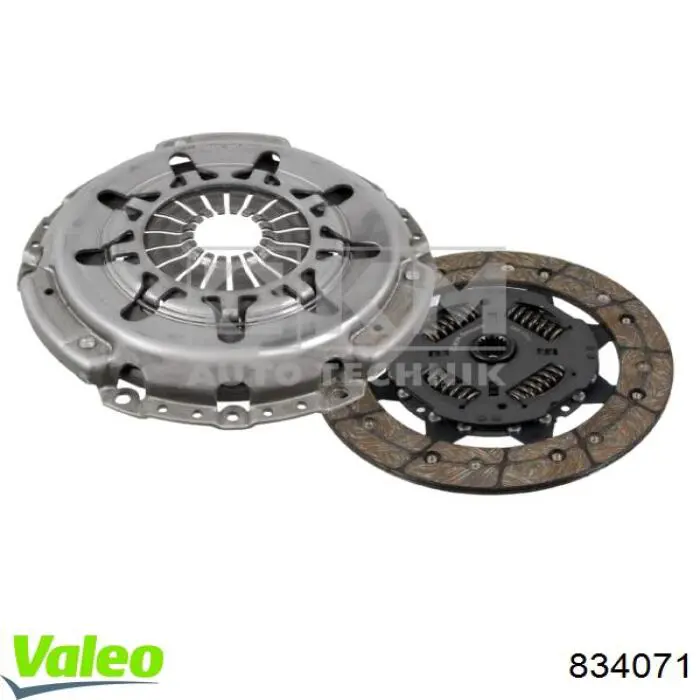 Zestaw sprzęgła (3 części) VALEO 834071 cena, od 210,55 USD