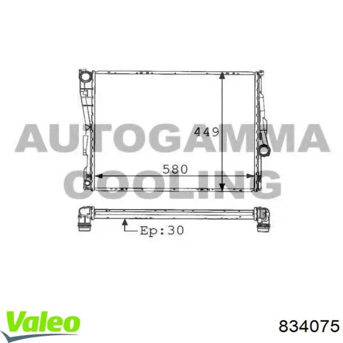 Zestaw sprzęgła (3 części) VALEO 834075 cena, od 210,25 USD