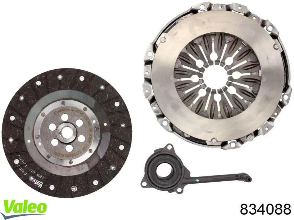 Zestaw sprzęgła (3 części) VALEO 834088 cena, od 256,16 USD