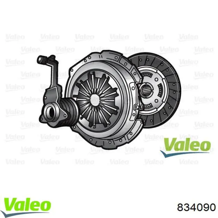 834090 VALEO Zestaw sprzęgła (3 części)