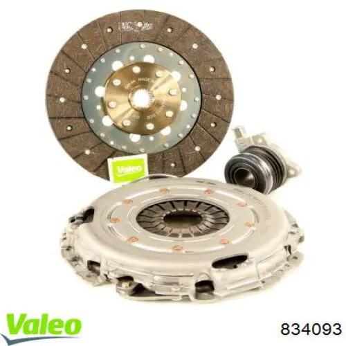 Zestaw sprzęgła (3 części) VALEO 834093 cena, od 220,29 USD
