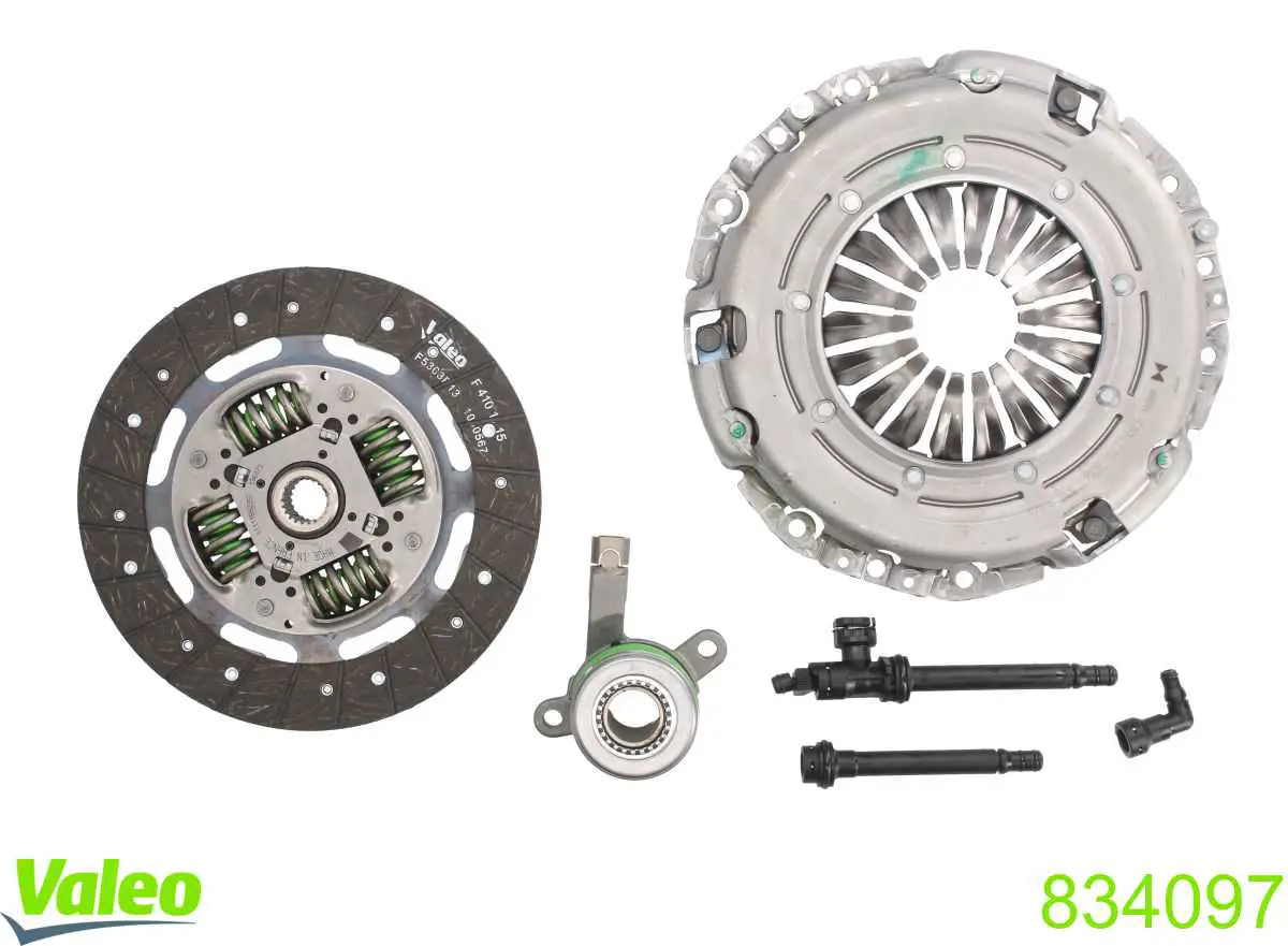 Zestaw sprzęgła (3 części) VALEO 834097 cena, od 221,05 USD