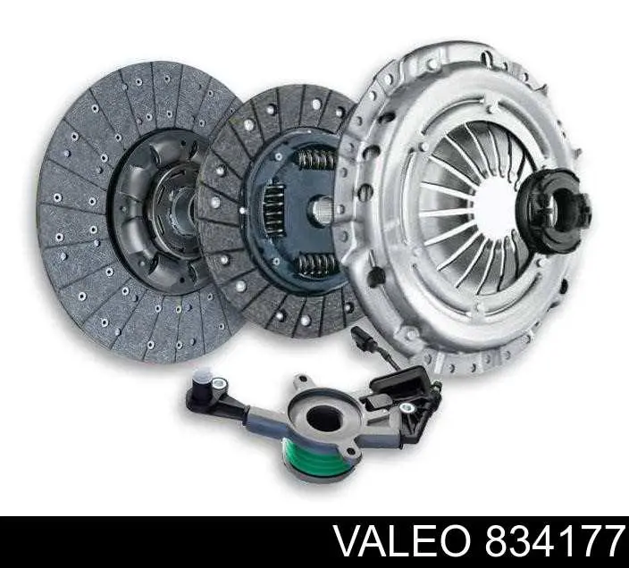 834177 VALEO Zestaw sprzęgła (3 części)