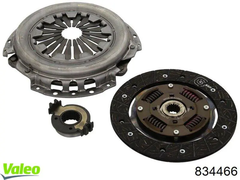 834466 VALEO Zestaw sprzęgła (3 części)