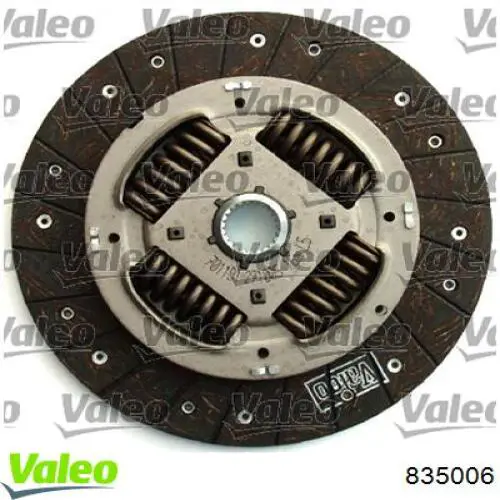 Zestaw sprzęgła (3 części) 835006 VALEO