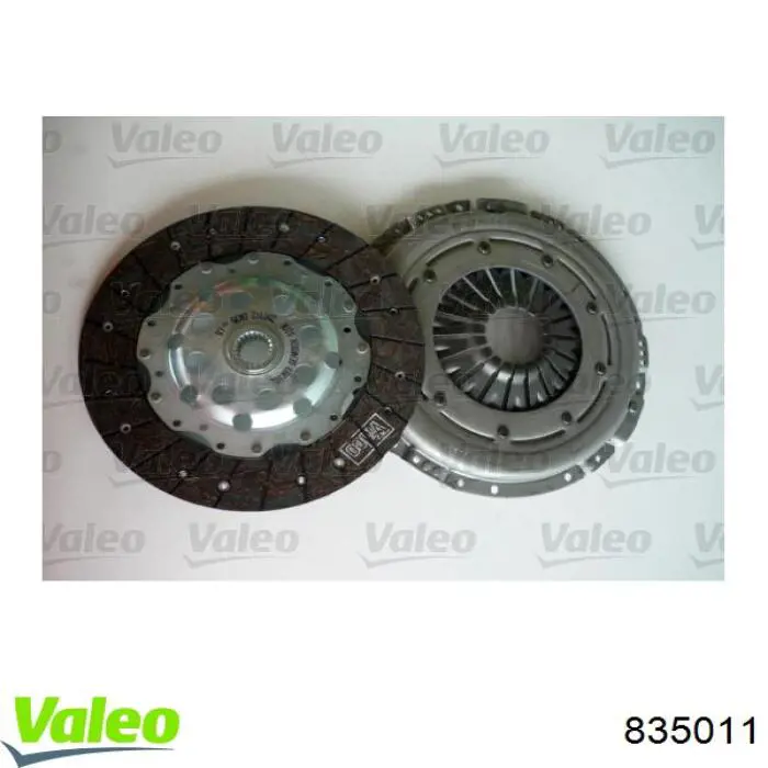 Do koszyka 835011 VALEO Zestaw sprzęgła (3 części)