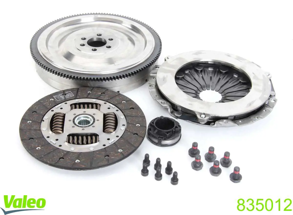 Do koszyka 835012 VALEO Zestaw sprzęgła (3 części)