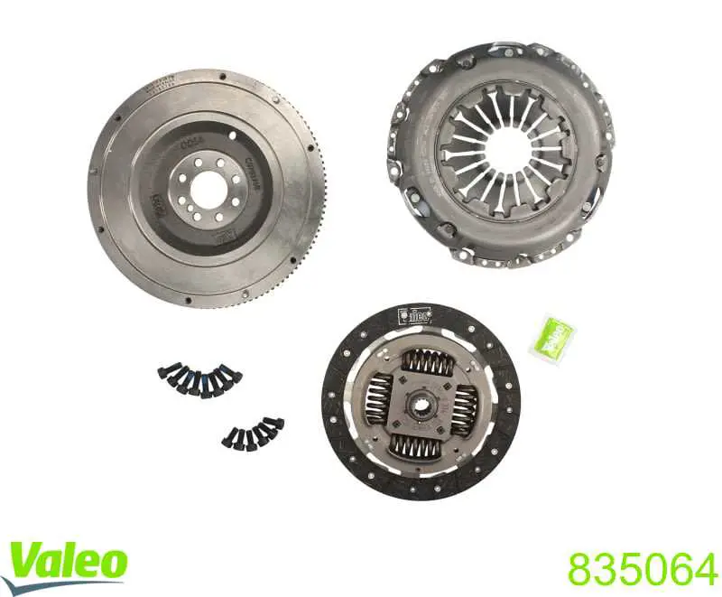 Do koszyka 835064 VALEO Zestaw sprzęgła (3 części)