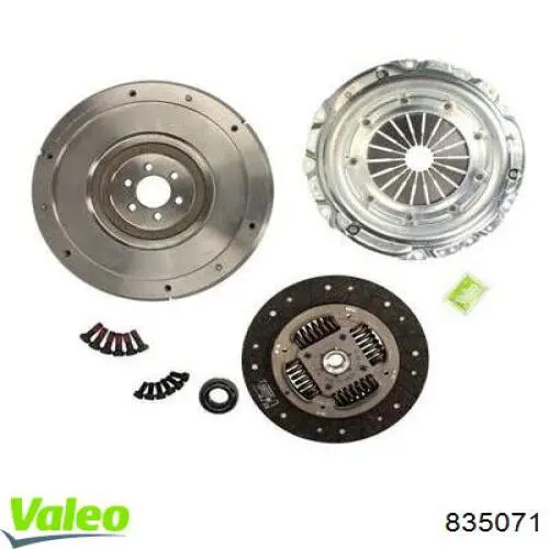 Do koszyka 835071 VALEO Zestaw sprzęgła (3 części)