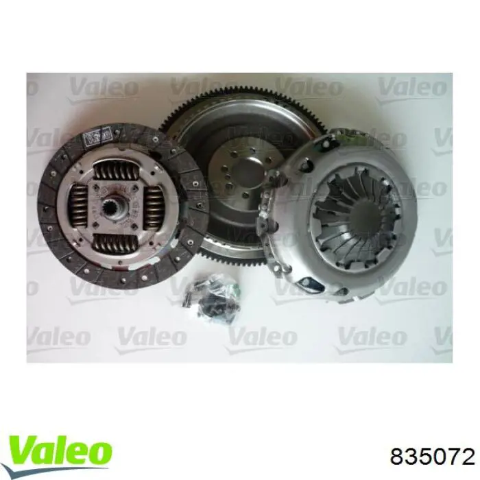 Do koszyka 835072 VALEO Zestaw sprzęgła (3 części)