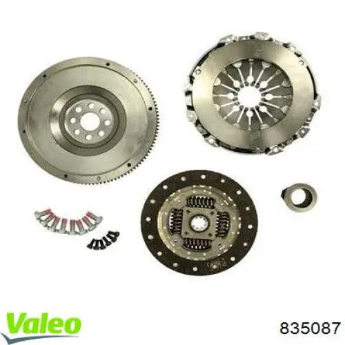 Do koszyka 835087 VALEO Zestaw sprzęgła (3 części)