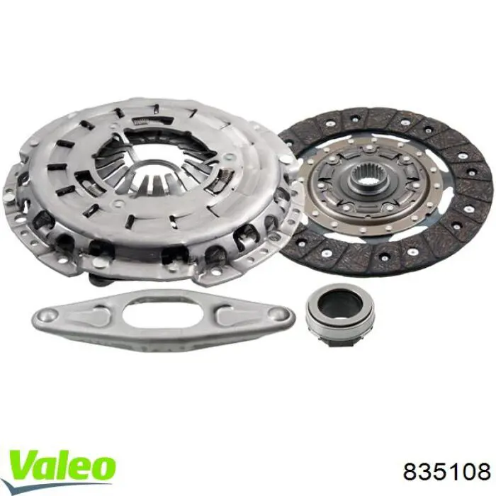 Do koszyka 835108 VALEO Zestaw sprzęgła (3 części)